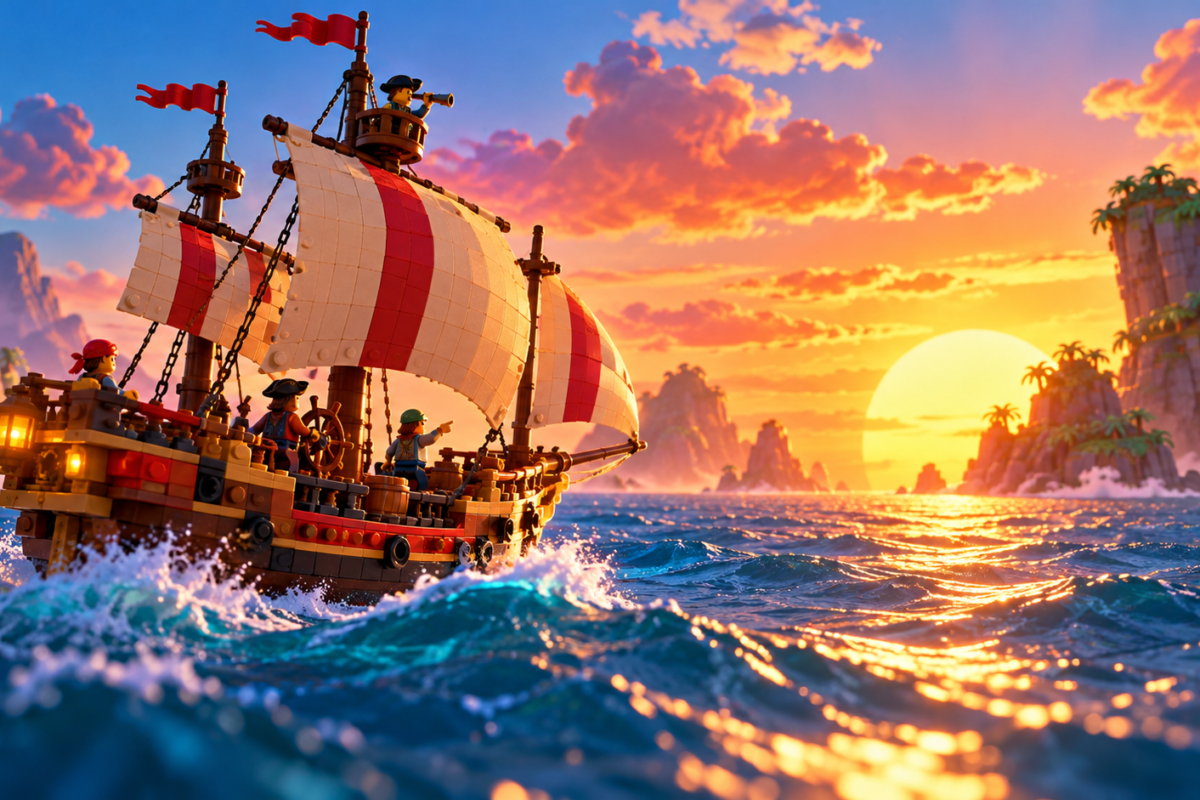 LEGO ONE PIECE estreia em dois episódios para revisitar a jornada dos Chapéus de Palha