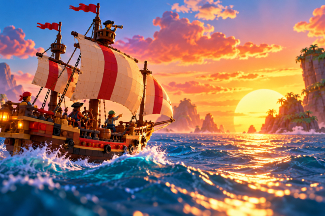 LEGO ONE PIECE estreia em dois episódios para revisitar a jornada dos Chapéus de Palha